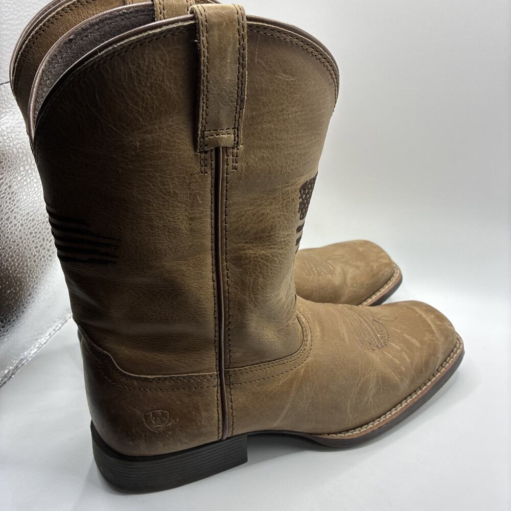 Ariat Patriot II Western Boot Size 5 American Flag Leather Style 10039909 - Picture 2 of 9